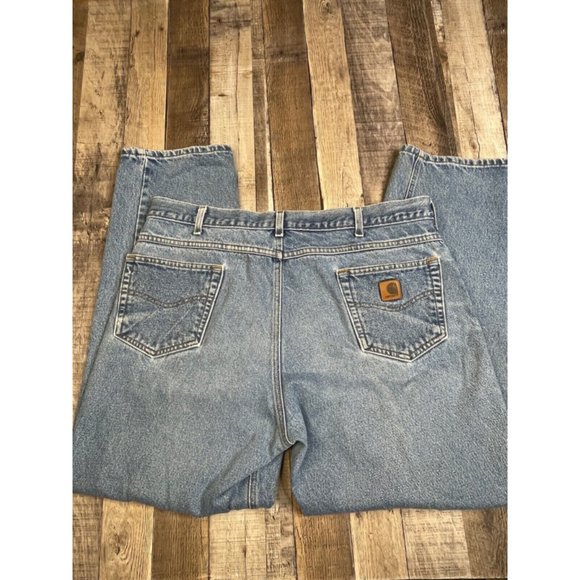 Carhartt Jeans Carhartt Mens 4 X 32 Relaxed Fit Light Wash Blue